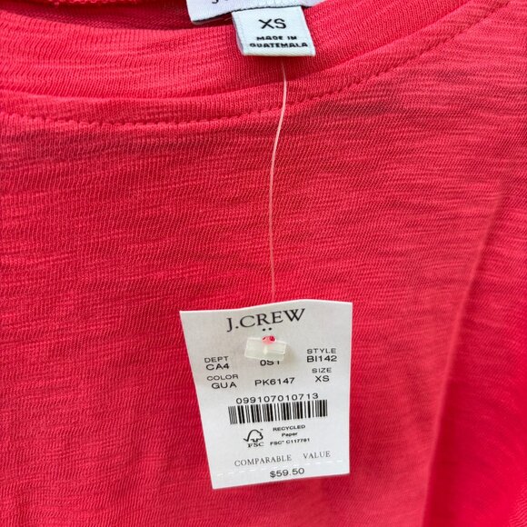 J. Crew Factory pink t-shirt dress XS - Picture 2 of 2